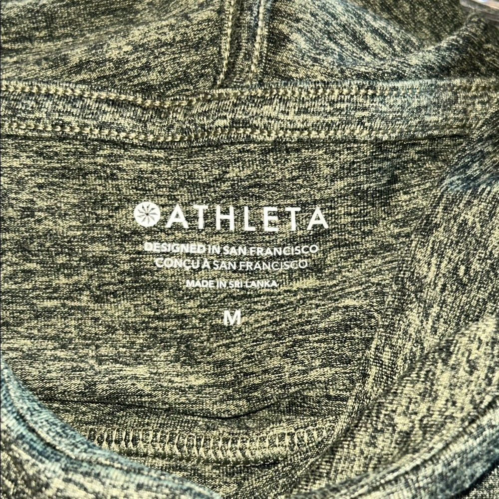 Athleta Green Pullover Hoodie - Picture 2 of 5